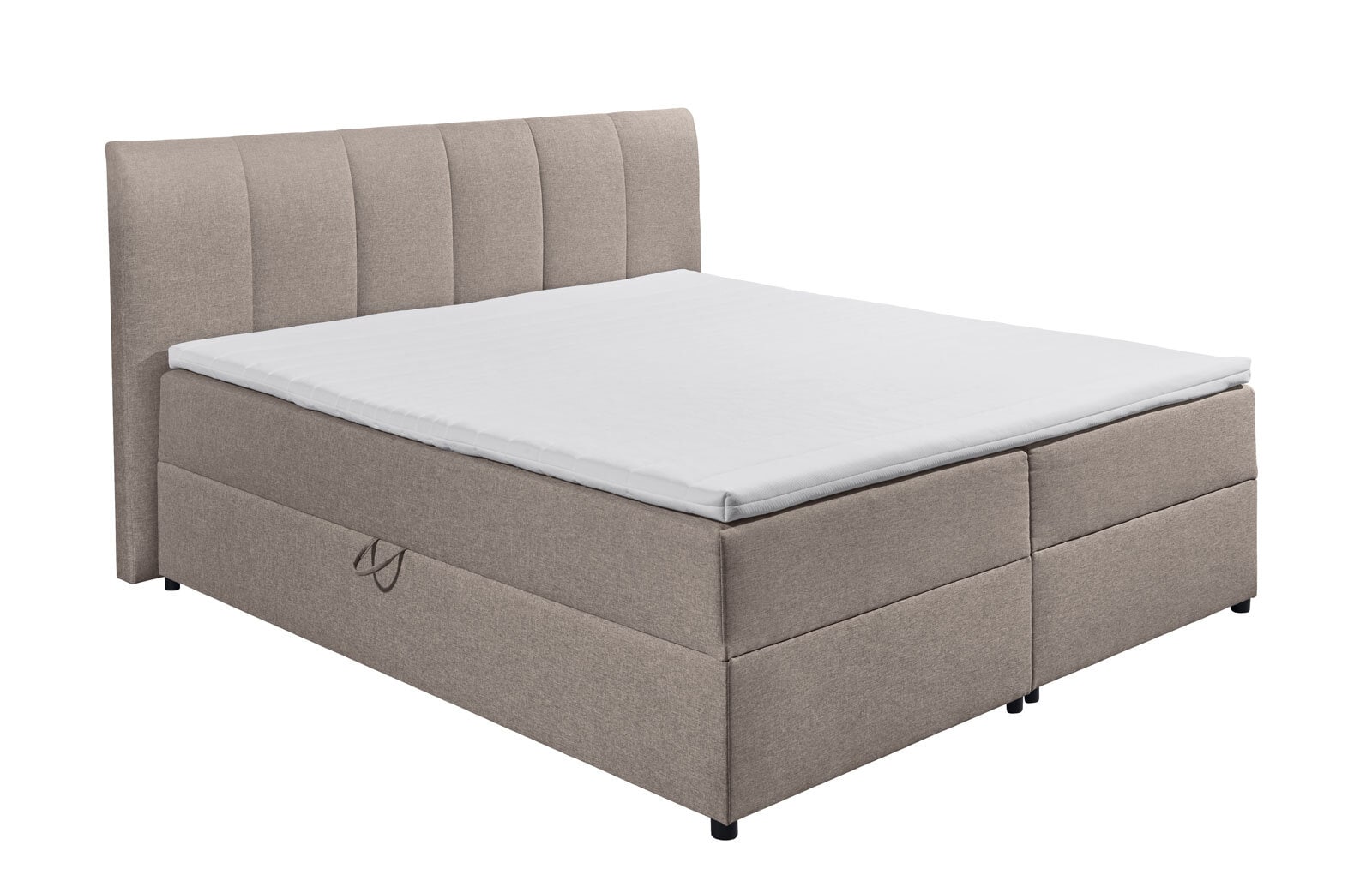 Boxspringbett GRAZIA 180 x 200 cm schlammbraun