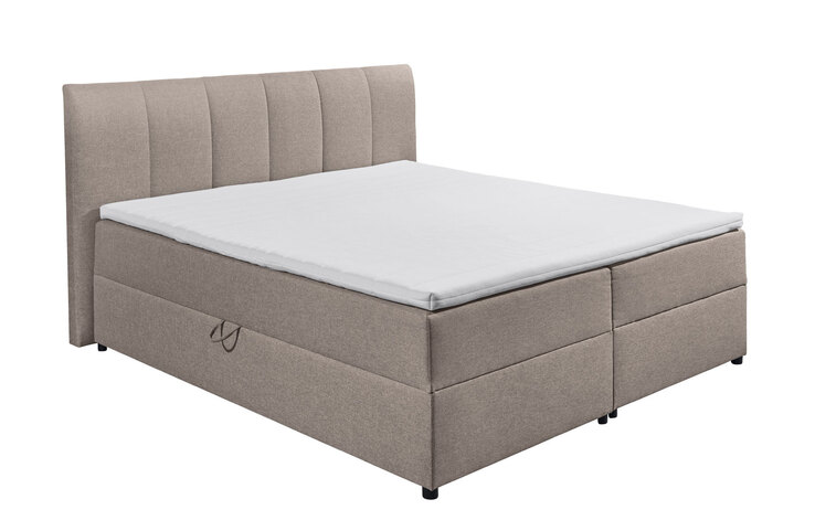 Boxspringbett GRAZIA 180 x 200 cm schlammbraun