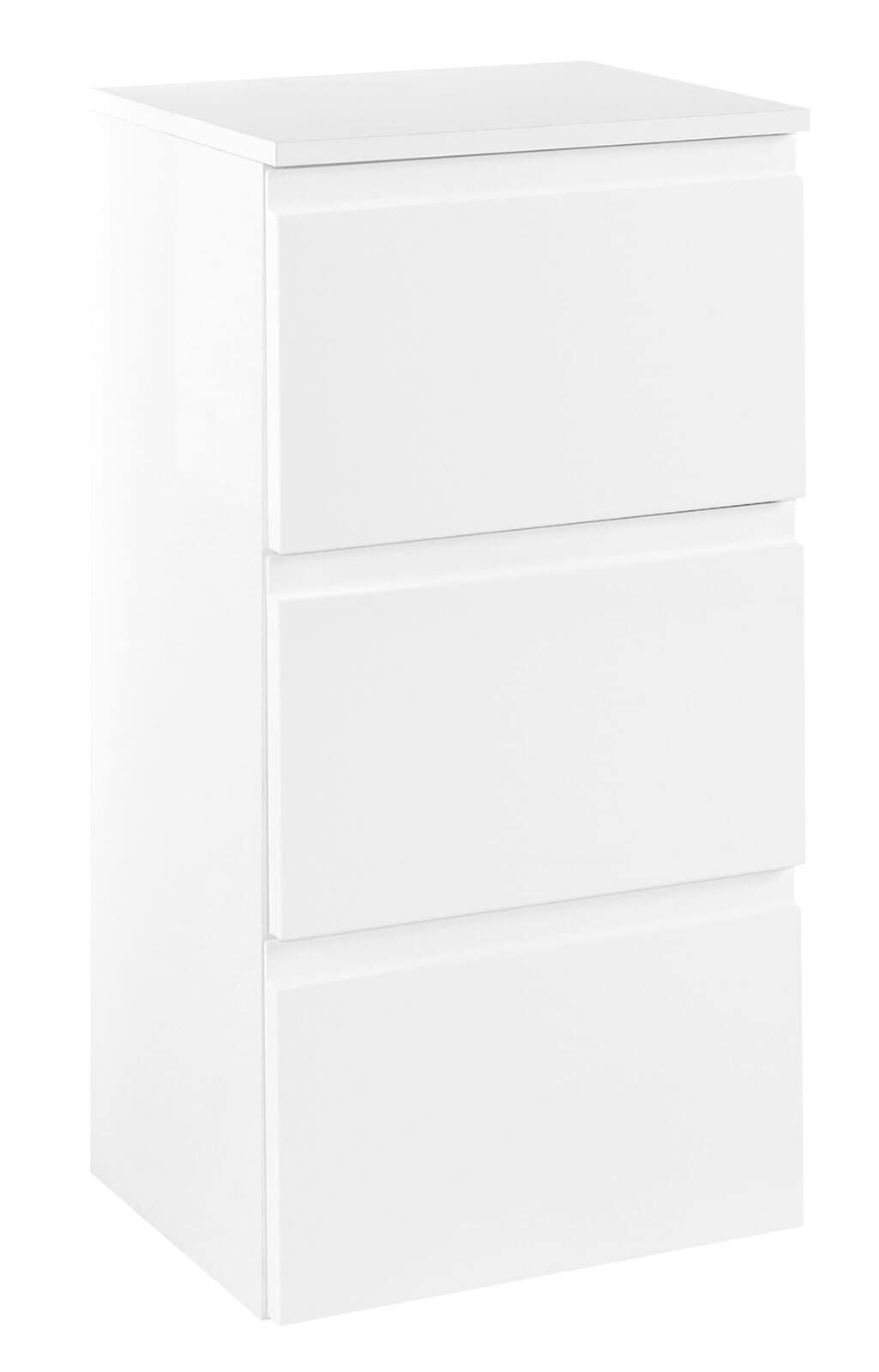 Unterschrank CARDIFF 40 x 79 cm Weiß Hochglanz