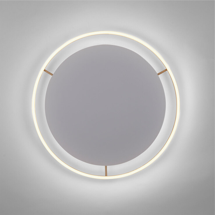 JUST LIGHT LED Deckenlampe RITUS 58 cm messingfarbig