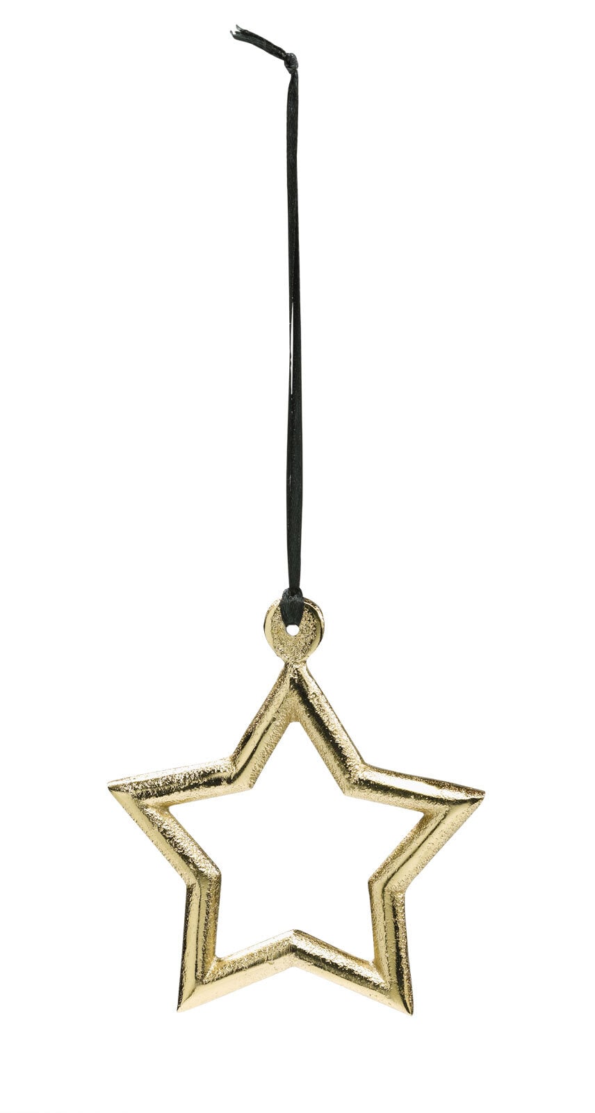 casaNOVA Weihnachtsbaumschmuck Stern 10 cm goldfarbig