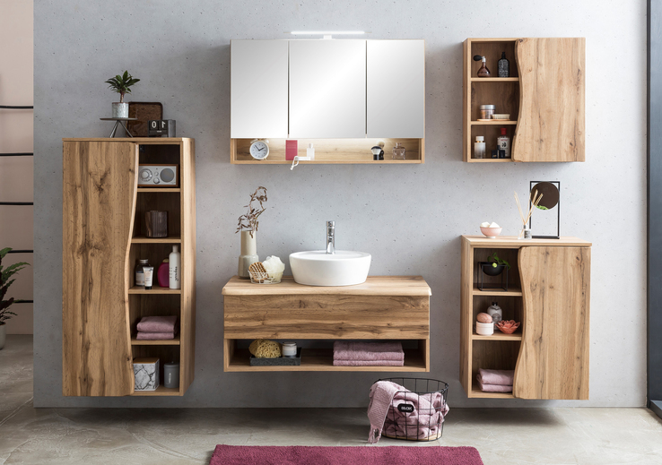 Bad-Spiegelschrank ANTWERPEN braun 60cm