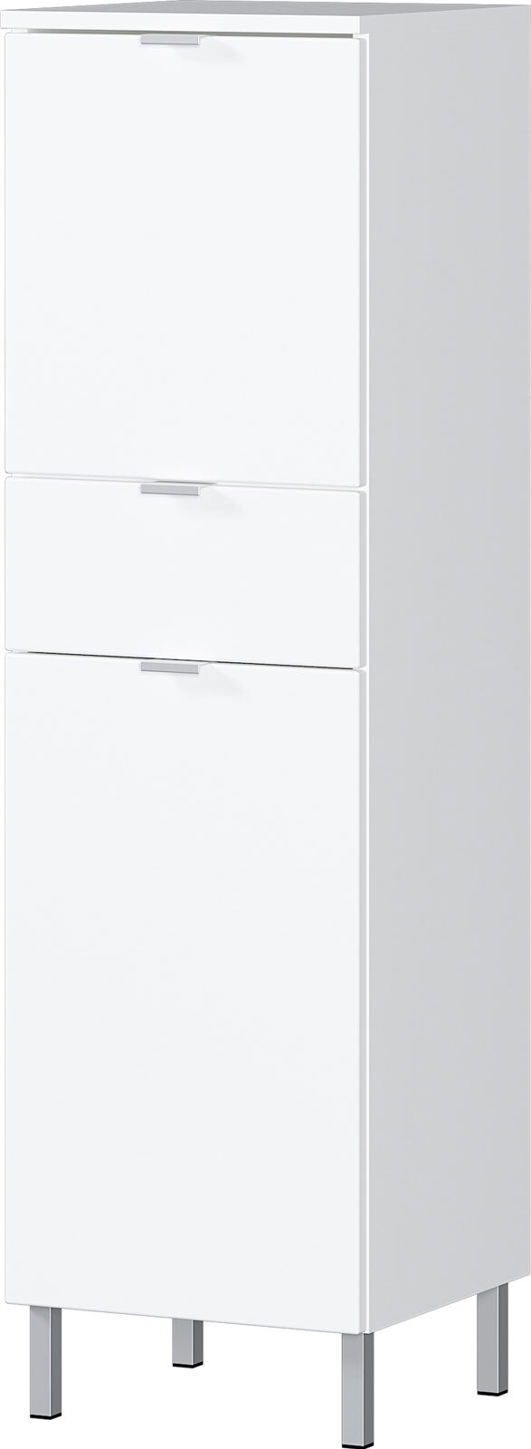 Mittelschrank FEY 34 x 120 cm Weiß/ HG Weiß