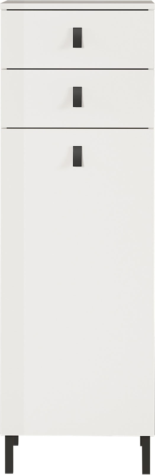 Mittelschrank JONA 39 x 119 cm Weiß