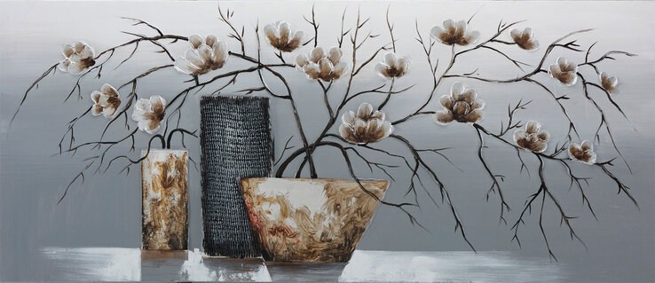 BÖNNINGHOFF Bild BLUMENVASE 140 x 60 cm