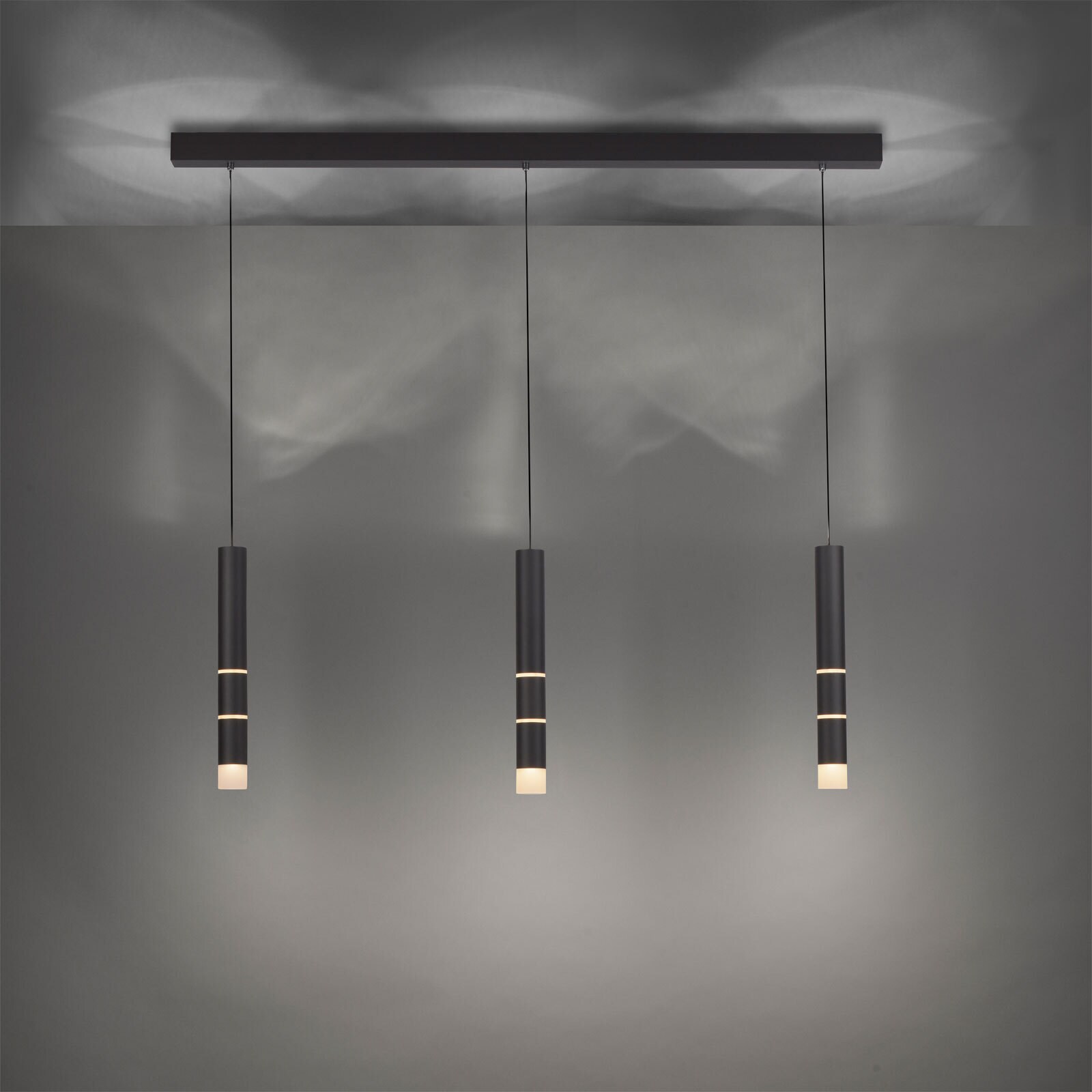 Paul Neuhaus LED Balkenpendel PURE-VEGA 120 cm schwarz