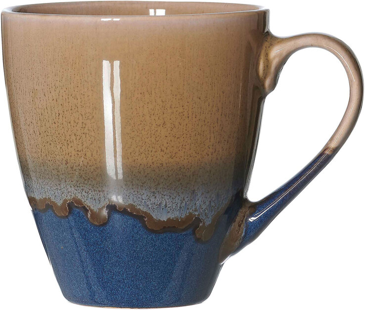 Ritzenhoff & Breker Kaffeebecher MATOS 540 ml blau/ braun