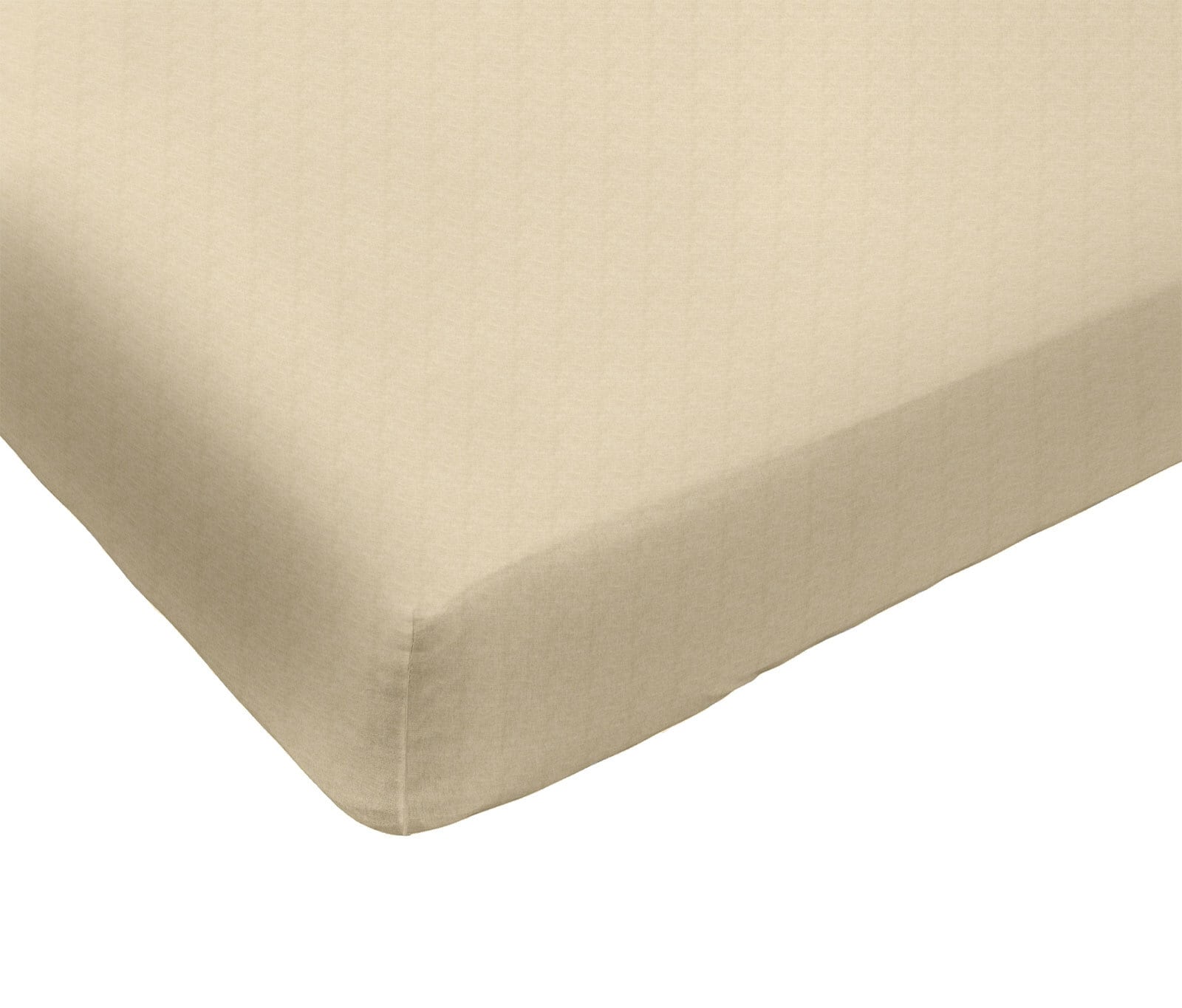 DORMISETTE Biber-Spannbettlaken 90-100 x 200 cm beige