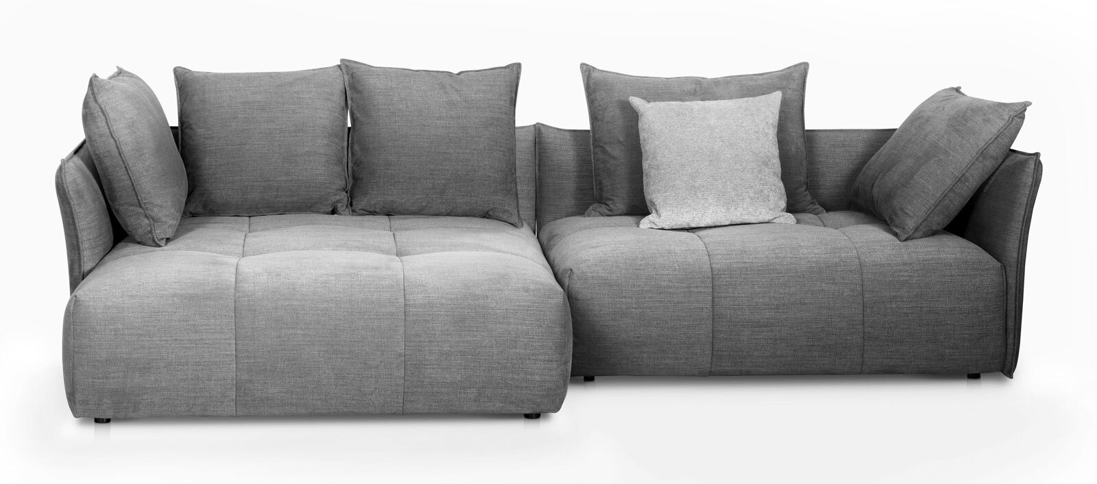 Ecksofa PLACE158 x 316 cm dunkelgrau