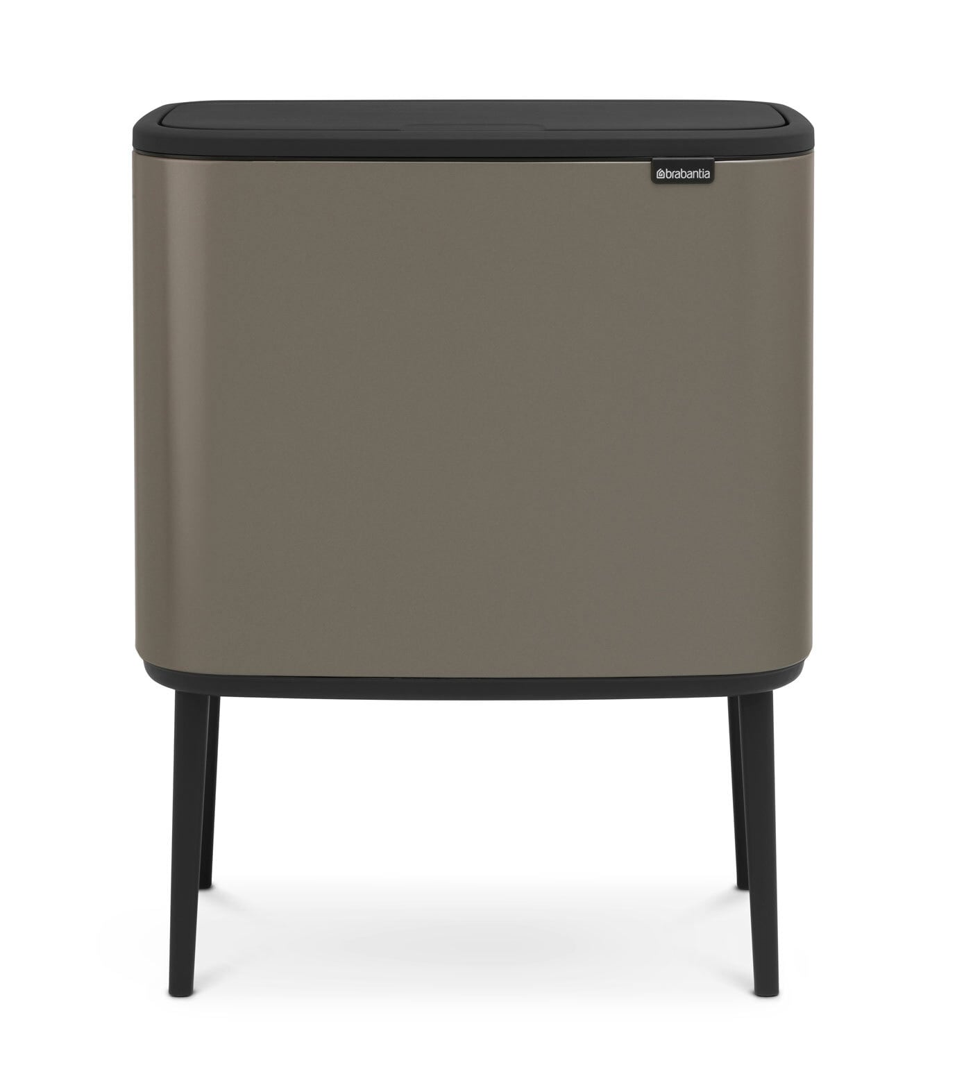 brabantia Mülleimer BO TOUCH BIN 11 + 23 Liter platinum