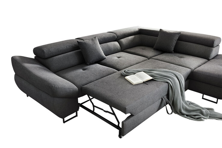 Ecksofa FABIO Primo anthrazit