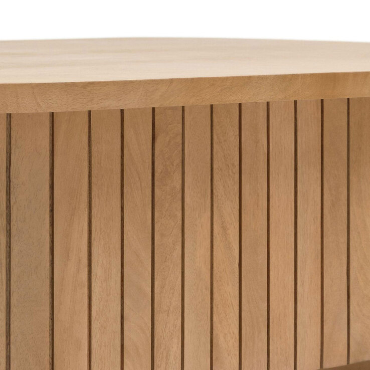 Kave Home Couchtisch LICIA oval 120 x 60 cm natur
