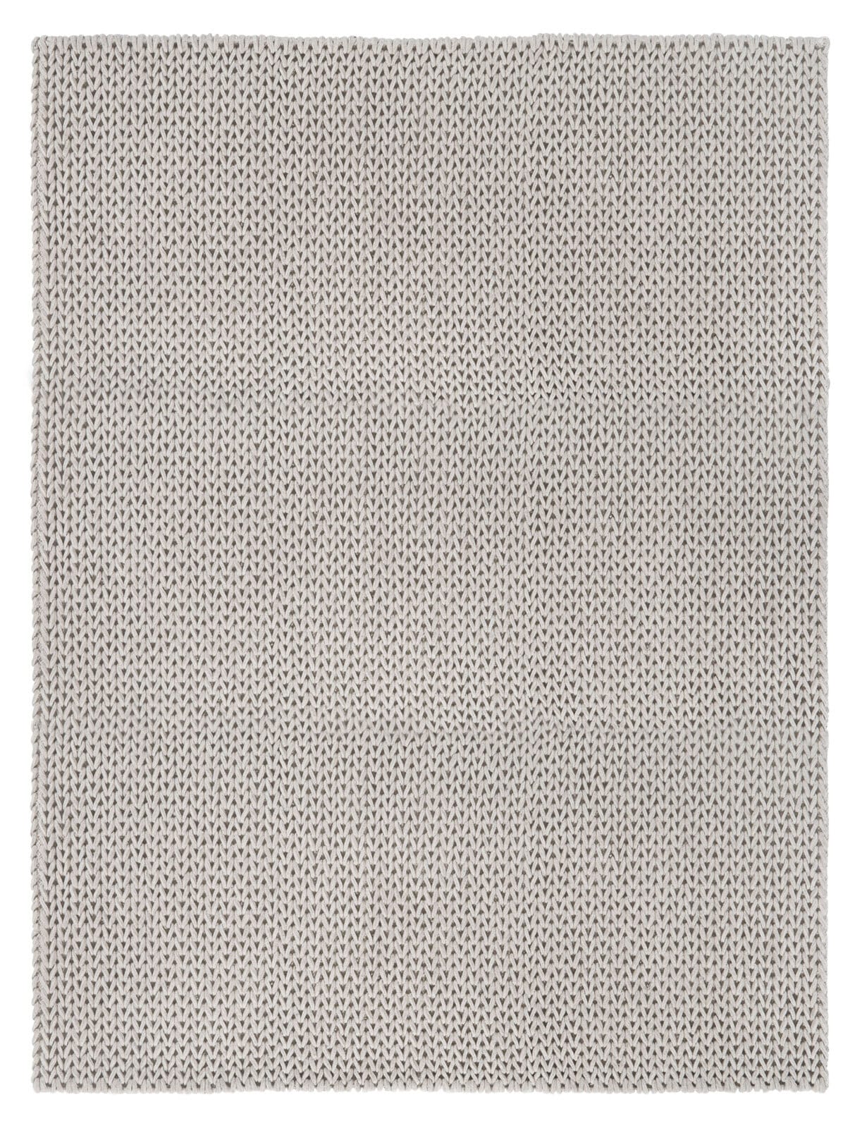 Wollteppich MORTEN 120 x 170 cm grau/beige