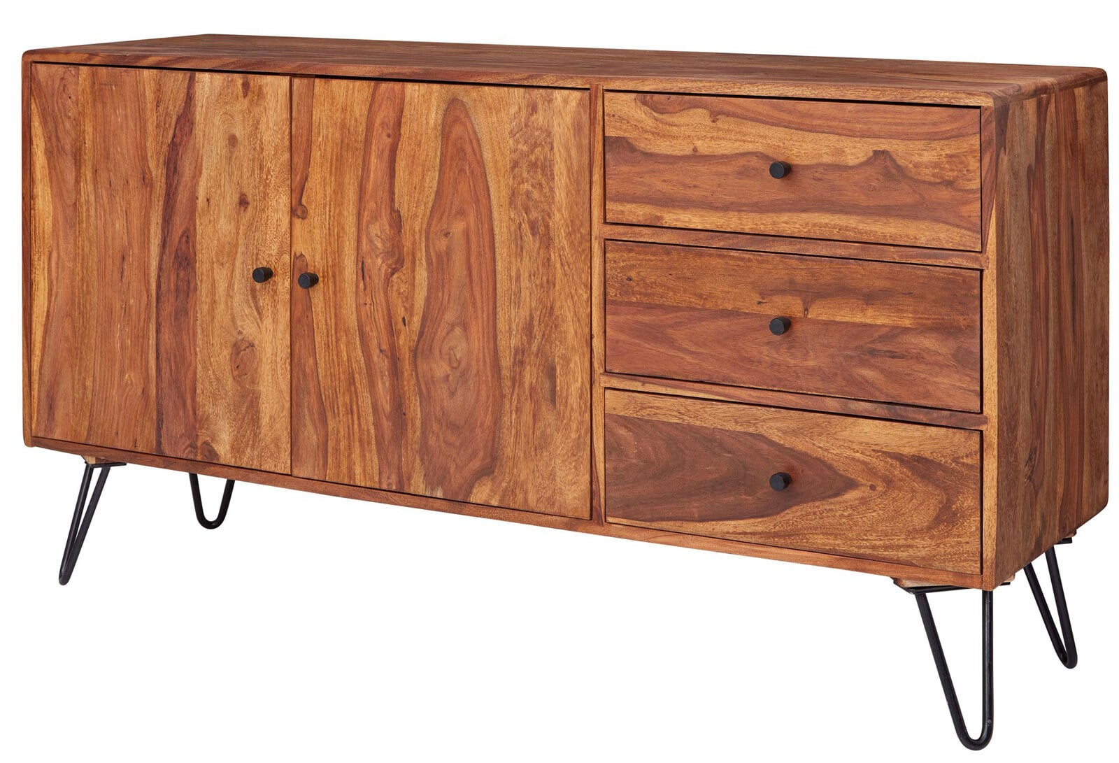 Sideboard 145 x 75 cm braun