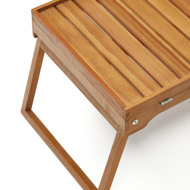 Kave Home Outdoor Tablett MANI 65 x 34 cm naturfarbig