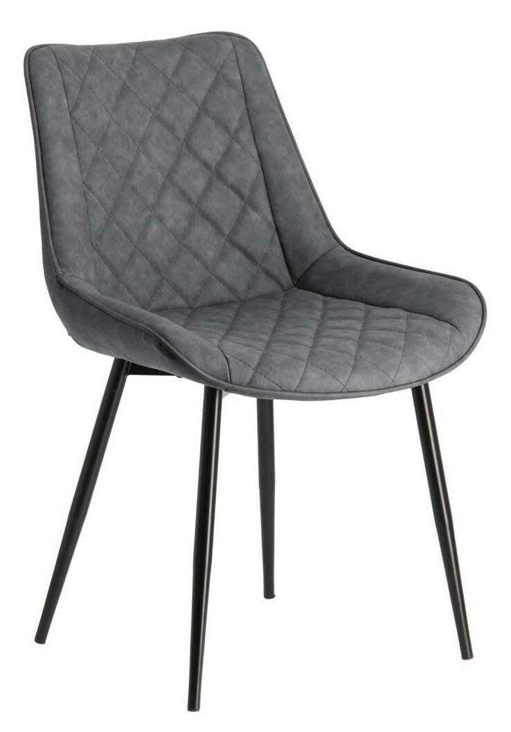 Kave Home Esszimmerstuhl ADELIA 2er Set grau
