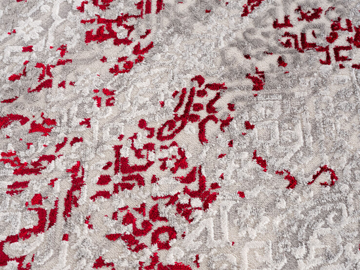 Teppich ANTEA 133 x 190 cm rot/beige