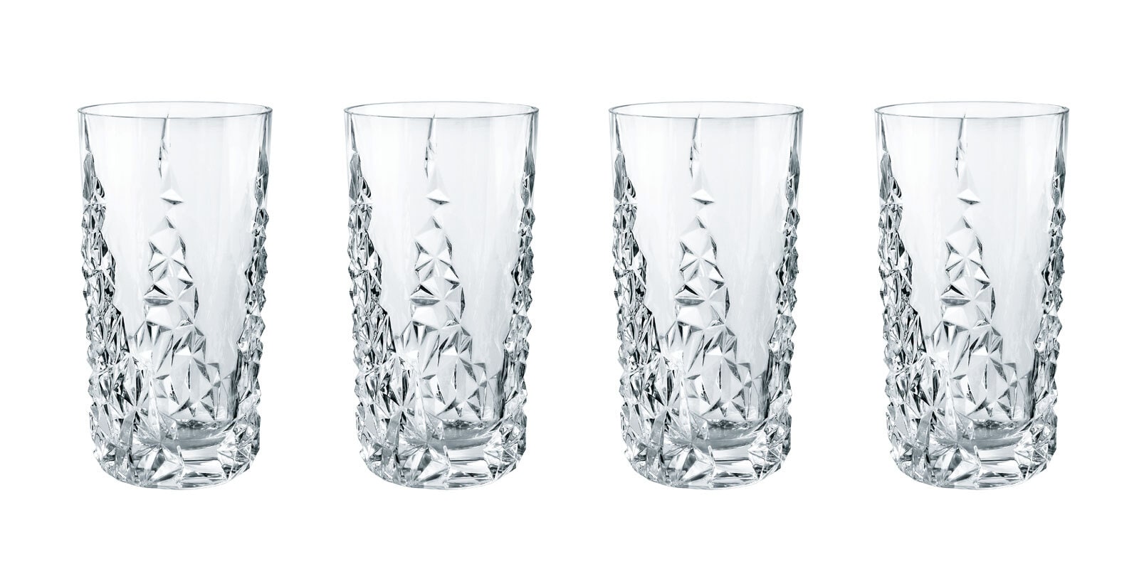 Nachtmann Longdrinkglas SCULPTURE 4er Set Kristallglas