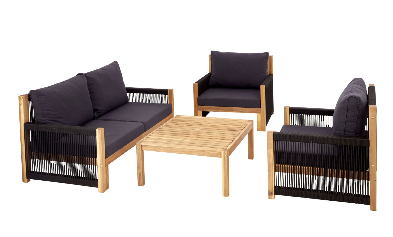 Garden FLAIR Outdoor Loungemöbel Set VATIKAN 4-teilig