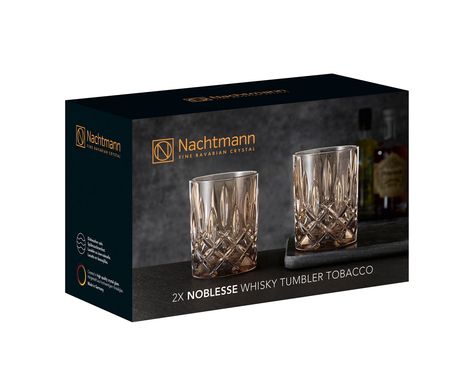 Nachtmann Whiskyglas NOBLESSE 2 Set braun