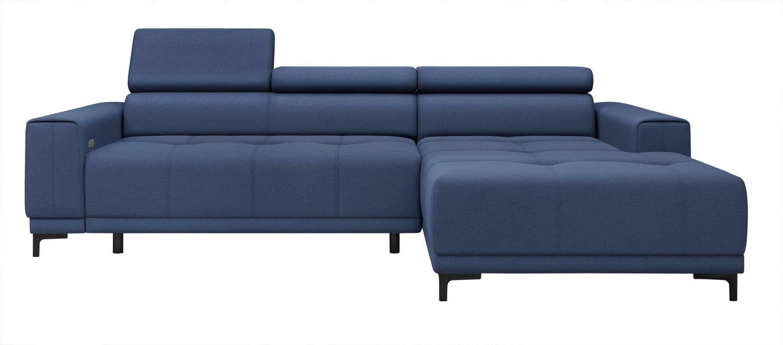 LIV'IN Ecksofa CANDIA navyblau