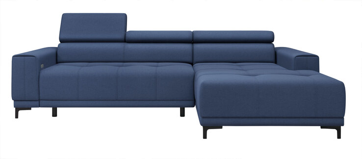 LIV'IN Ecksofa CANDIA navyblau