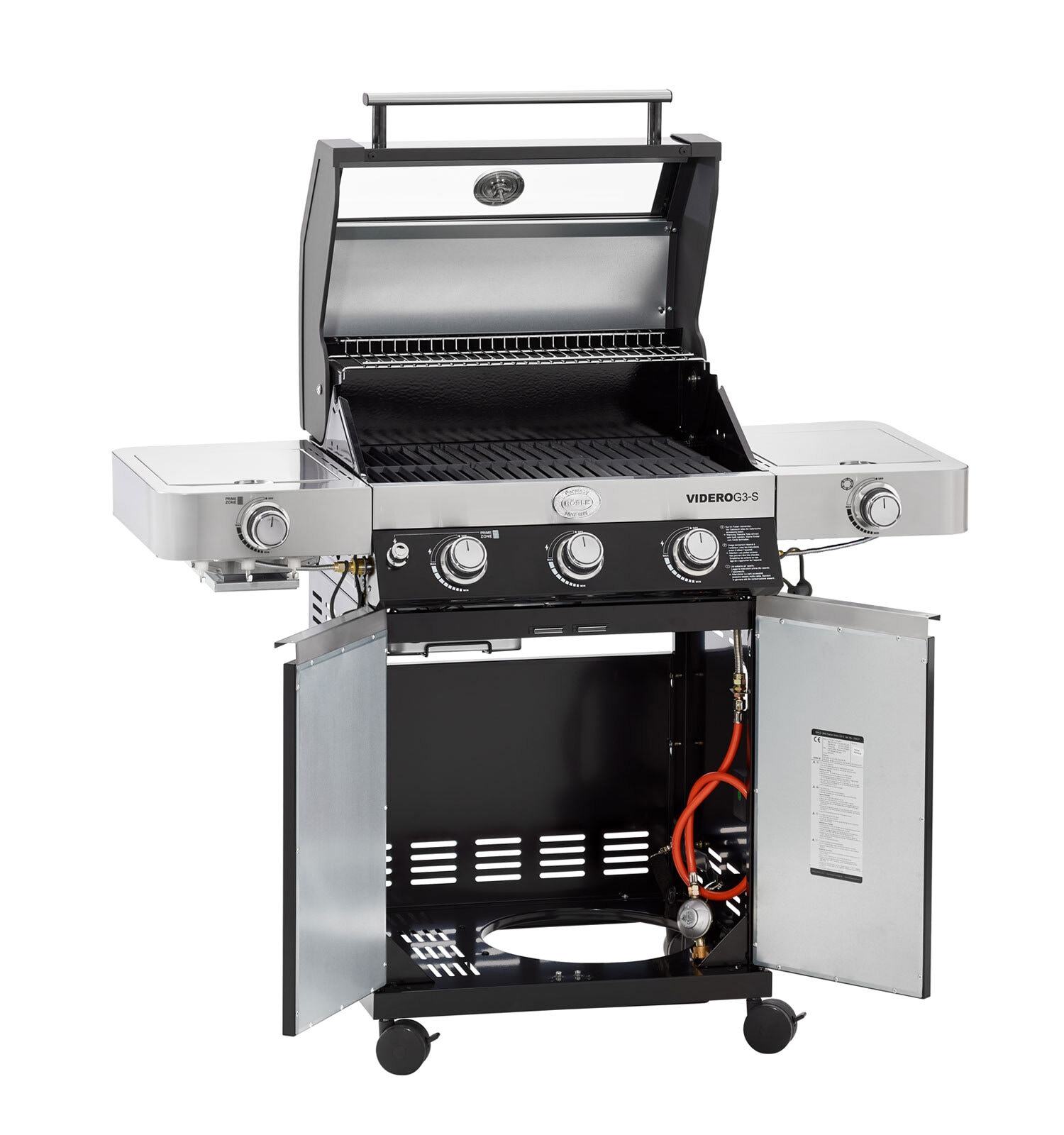 RÖSLE Gasgrill VIDERO G3-S Vario+ schwarz