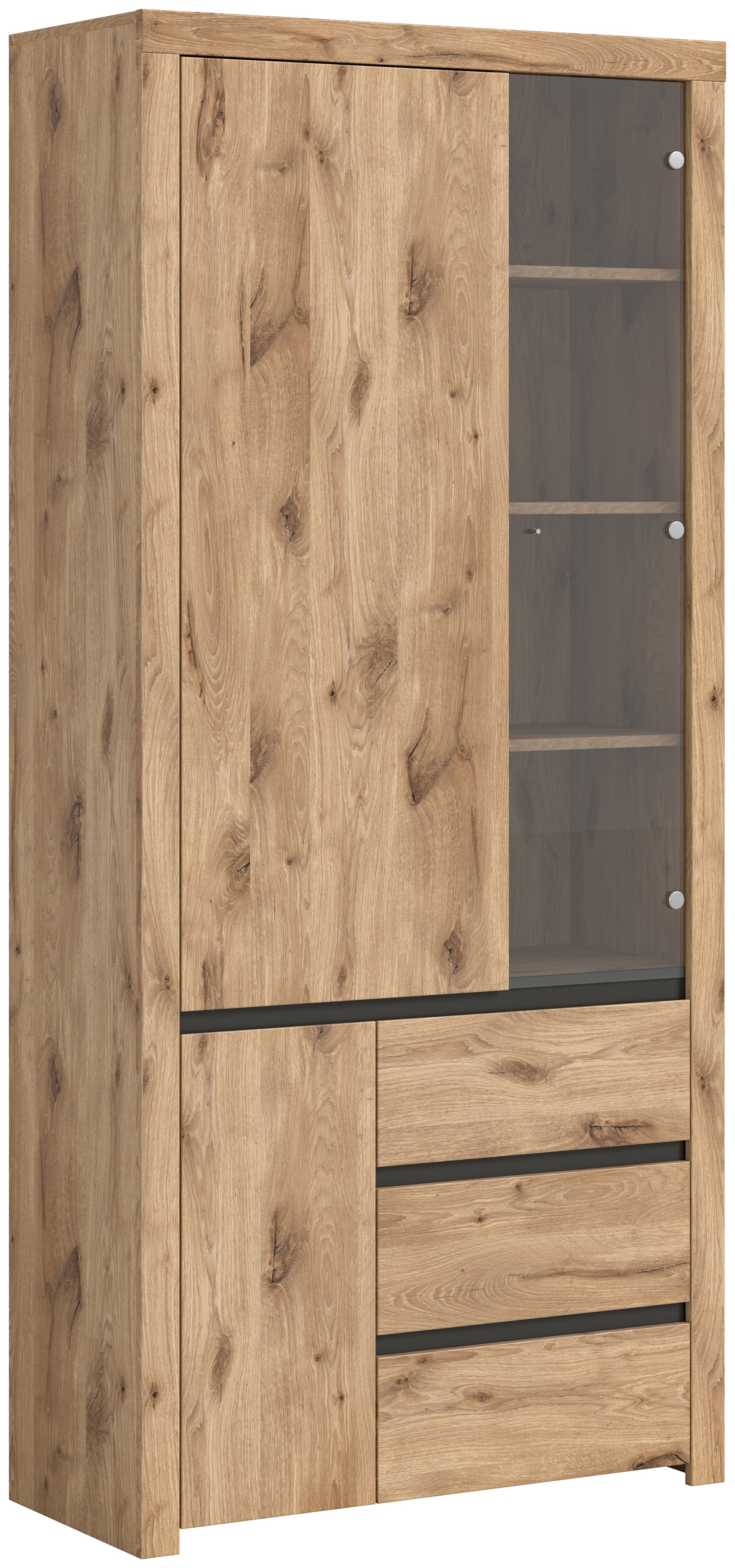 Vitrine WOODY 91x200 cm Braun