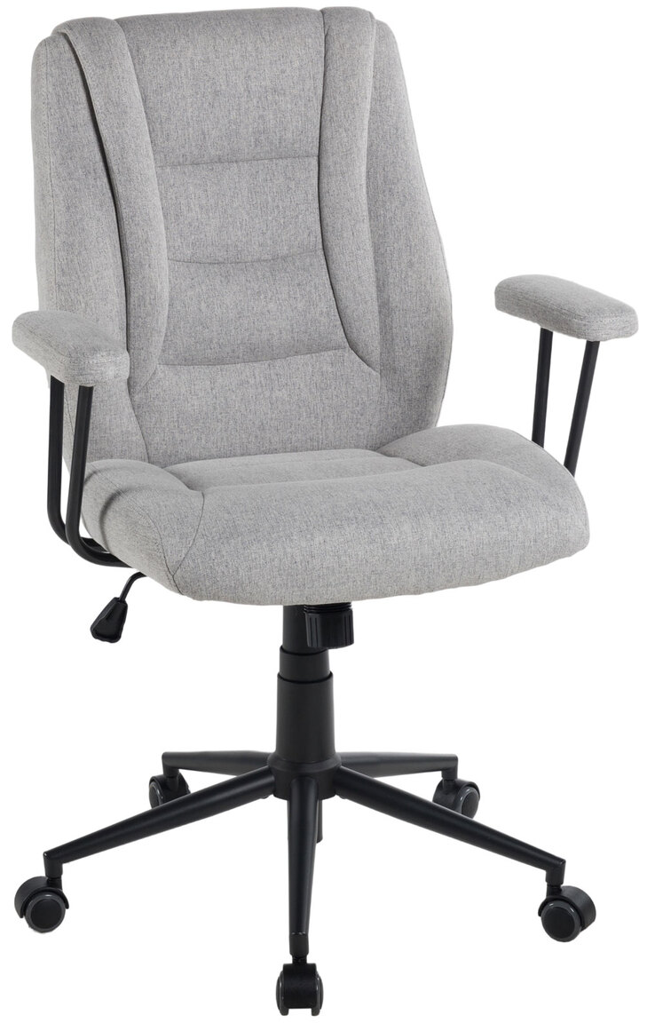 Chefsessel CASPER Schwarz/ Hellgrau