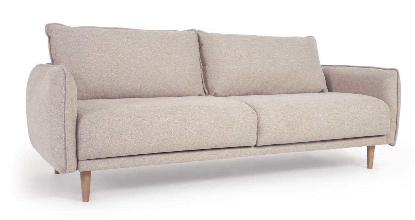 Kave Home Sofa 3-Sitzer CARLOTA beige