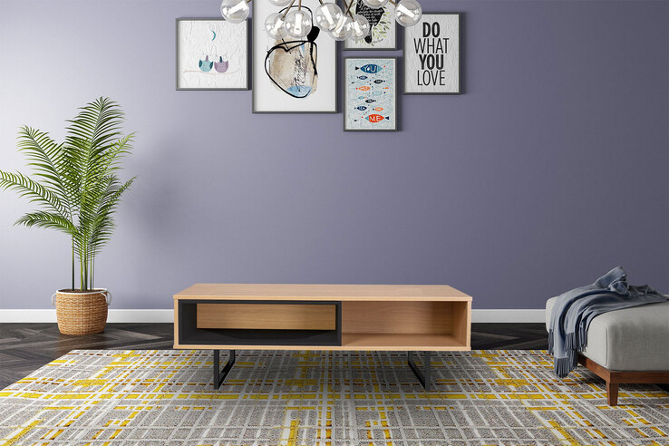 Lowboard 110 x 55 cm Eichendecor