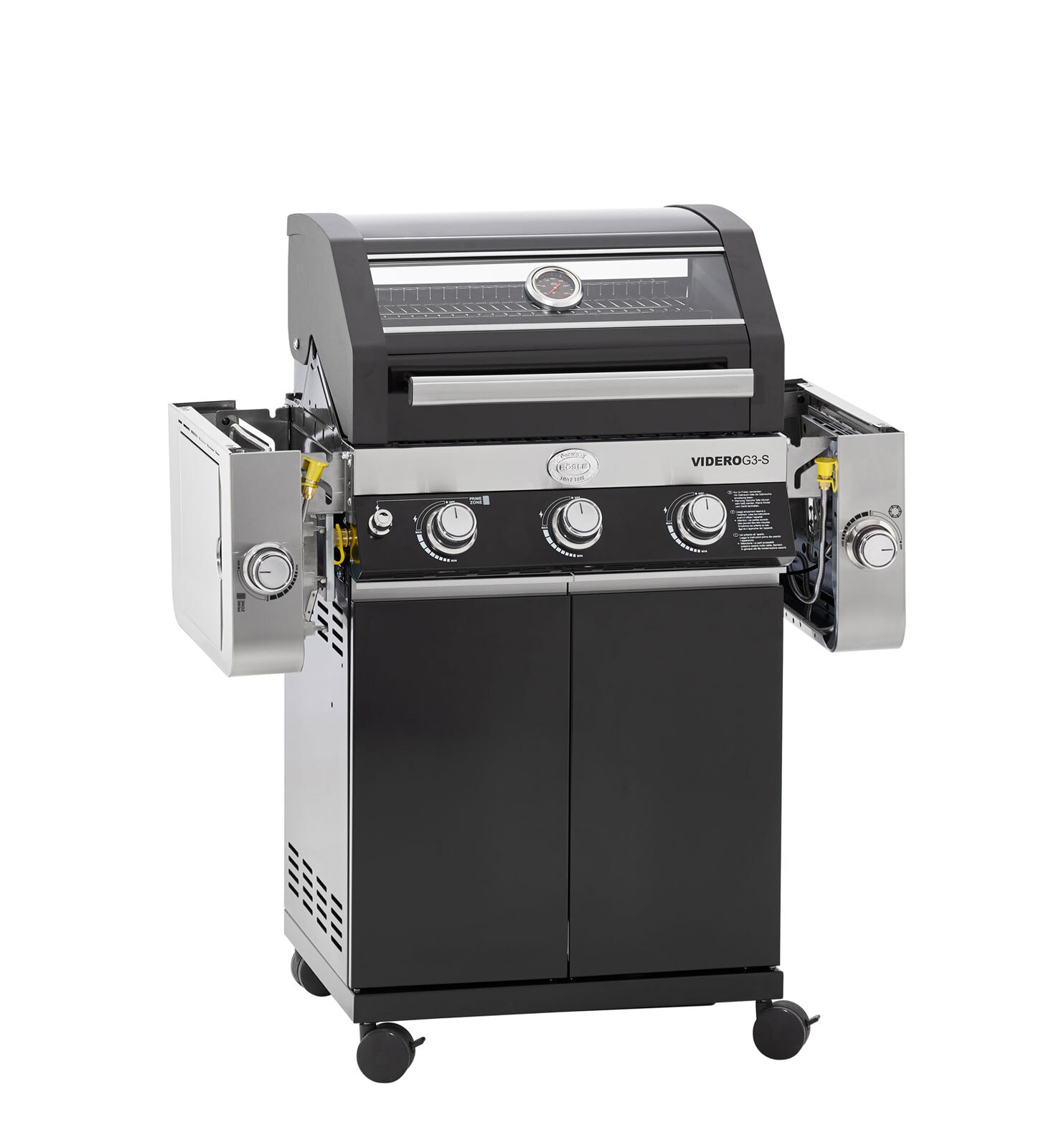 RÖSLE Gasgrill VIDERO G3-S Vario+ schwarz