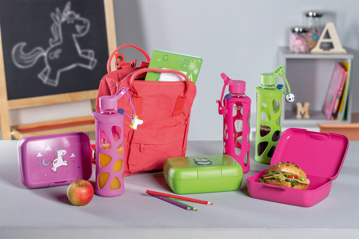LEONARDO Kinder Brotdose BAMBINI FLAMINGO pink