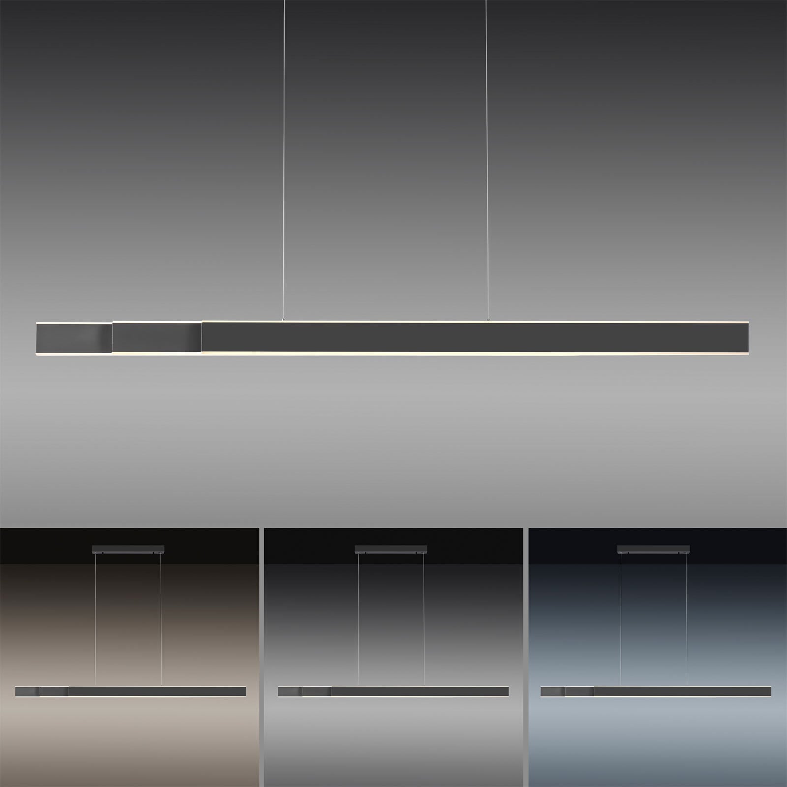 Paul Neuhaus LED Balkenpendel PURE-LUME anthrazit