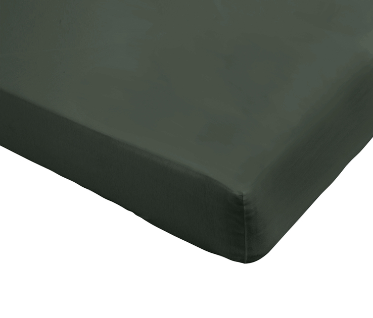 DORMISETE Jersey-Spannbettlaken 180-200 x 200 cm dunkelgrün