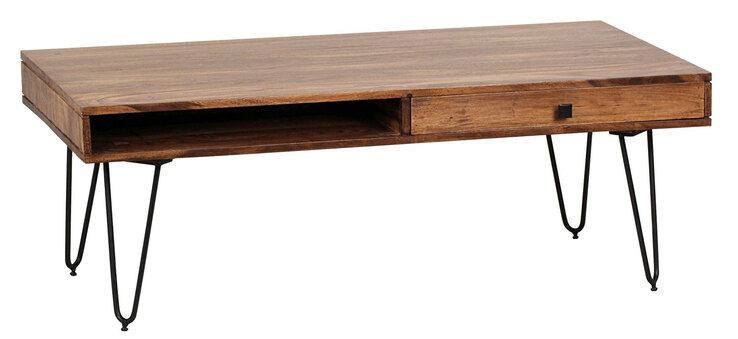 Couchtisch 120 x 60 cm Sheesham