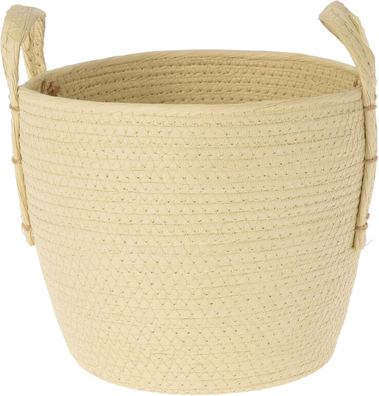 Aufbewahrungskorb 33 x 26 cm beige