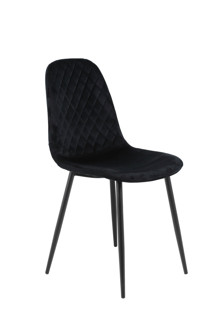 Esszimmerstuhl MIRA 2er Set schwarz