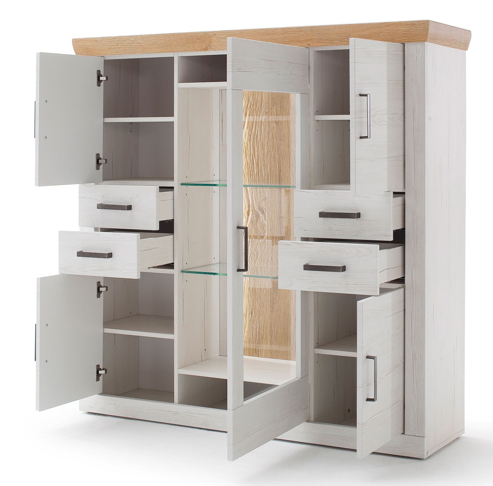 vito Highboard CALVA 142 cm Pinie Aurelio 