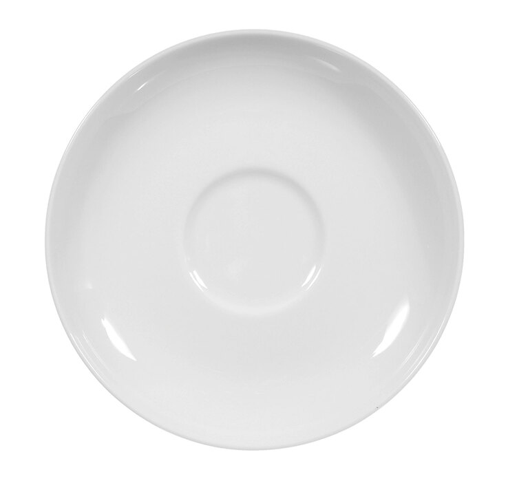 Seltmann Weiden Kaffee-Untertasse RONDO LIANE 6er Set weiß