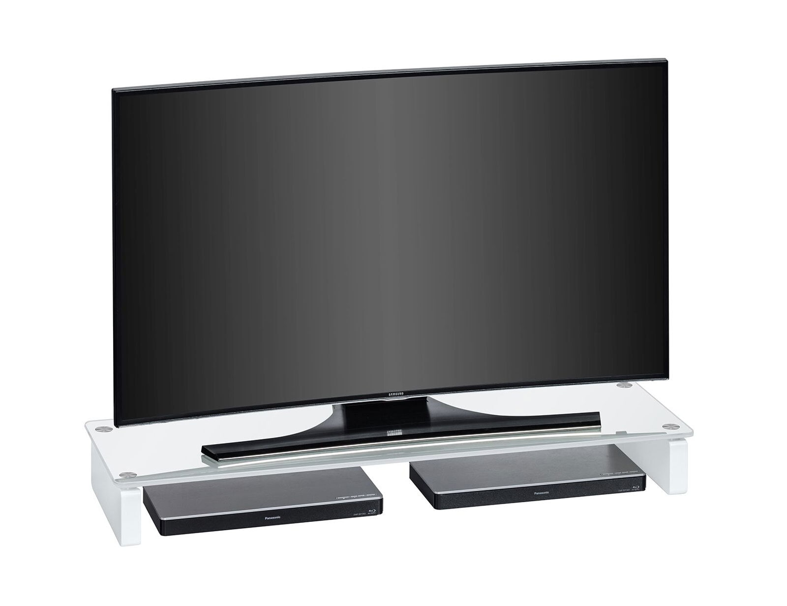 TV-Board Klarglas ca. 110 x 12,5 x 35 cm