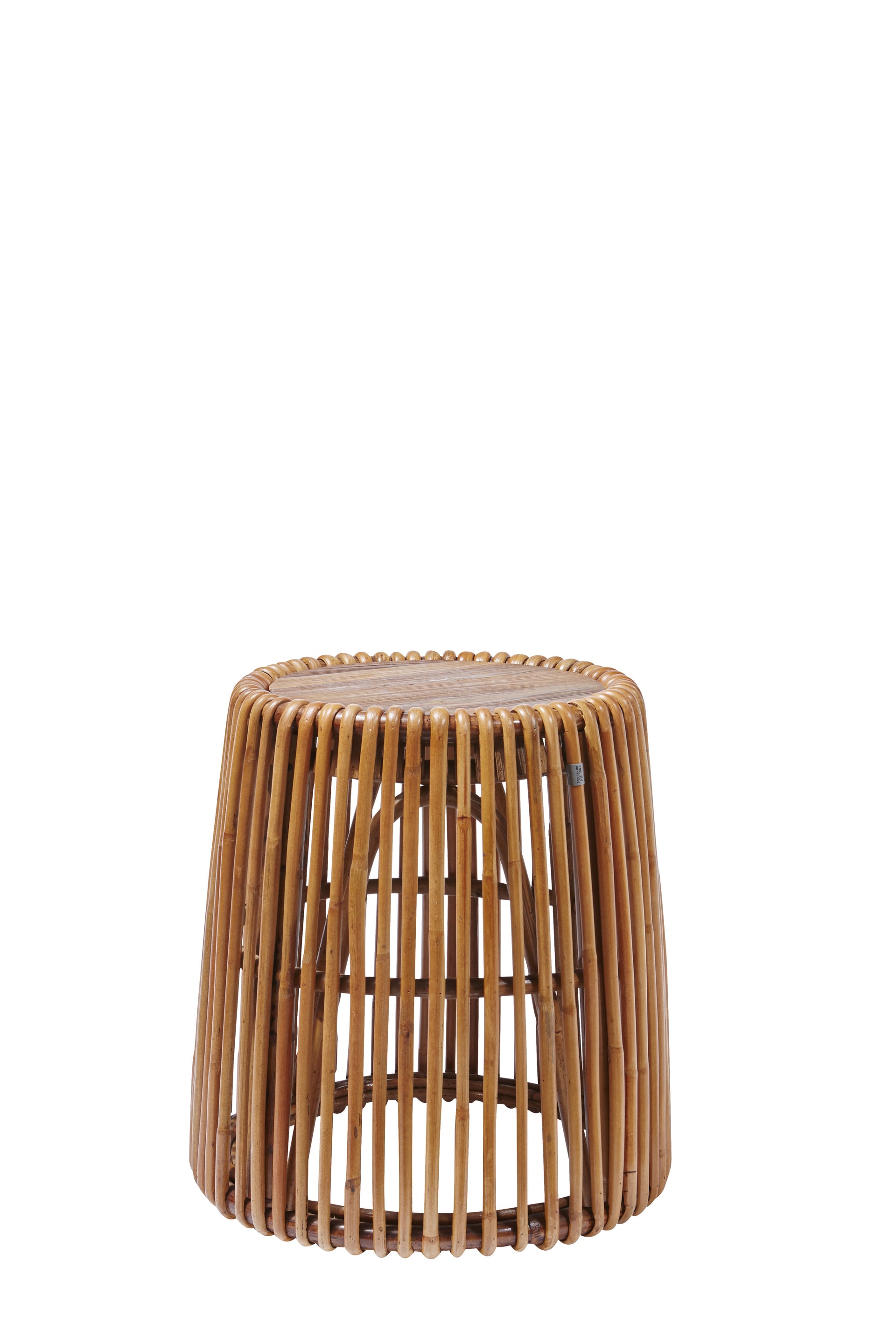 TOM TAILOR Beistelltisch 50 x 50 cm Rattan/reyceltes Teakholz natur