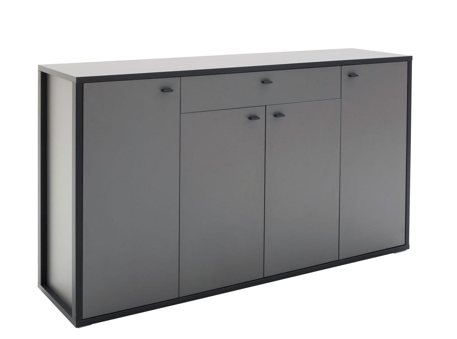 Sideboard LUXOR 165 x 92 cm Royal grau/ anthrazit