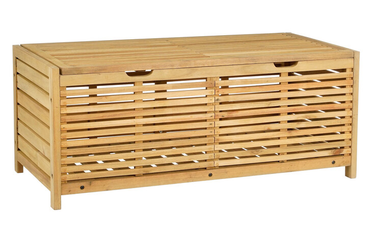 MICA DECORATIONS Aufbewahrungstruhe GLENWOOD braun