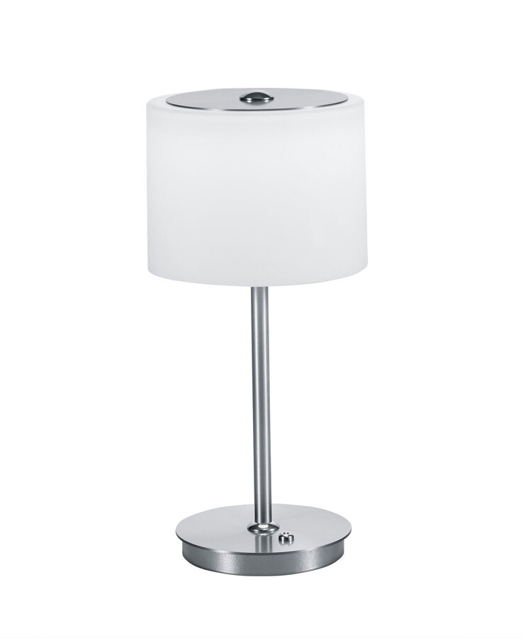 BANKAMP LED Tischlampe GRAZIA nickelfarbig