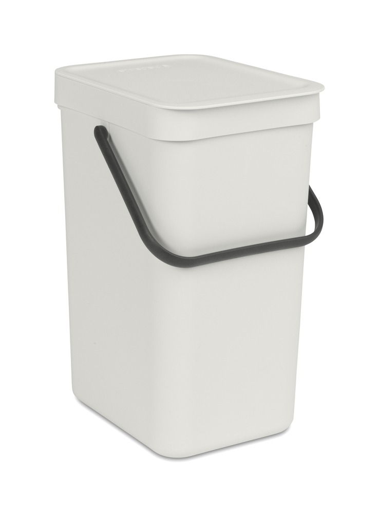 brabantia Abfalleimer SORT & GO 12 Liter Light Grey