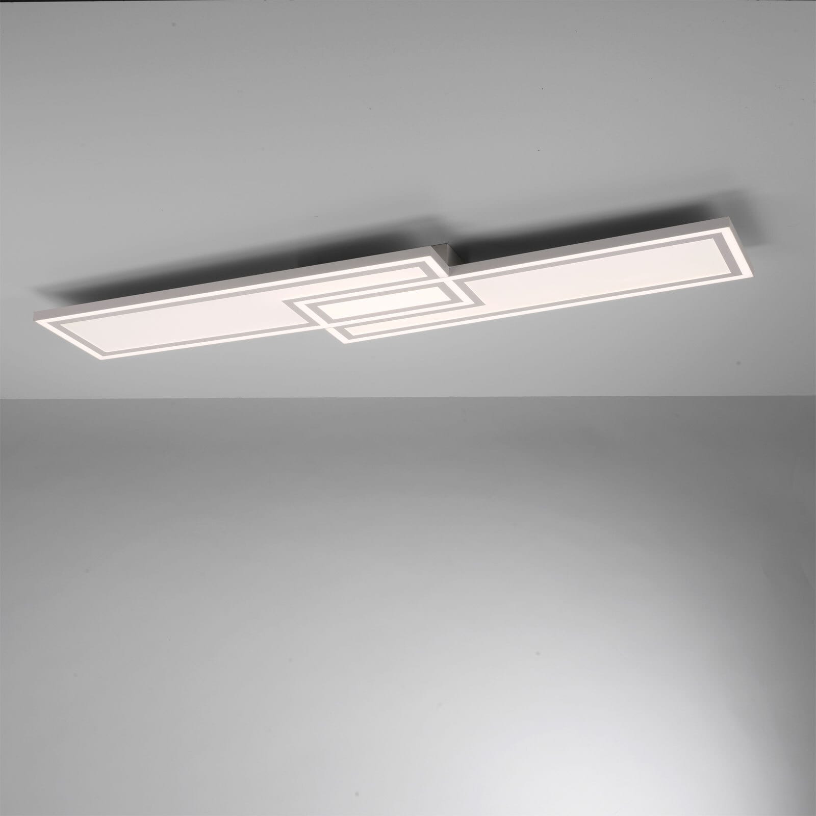 JUST LIGHT LED Deckenlampe EDGING 110 cm weiß