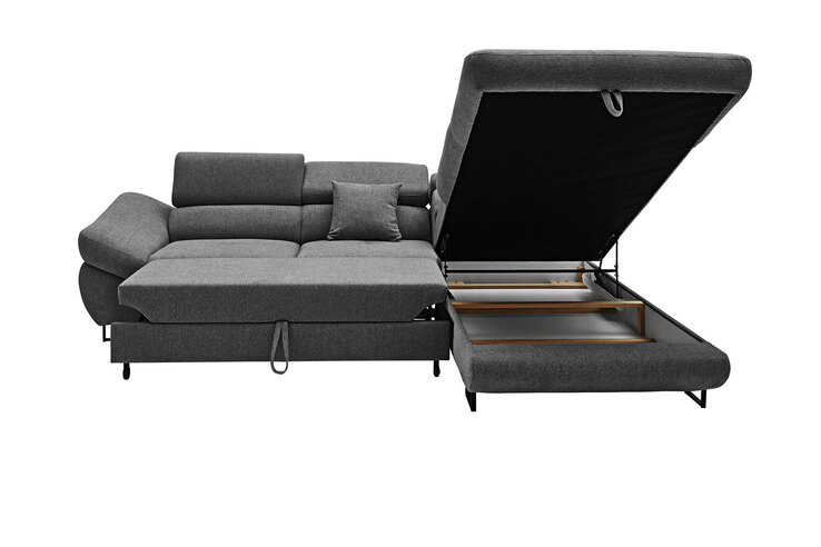 Ecksofa FABIO Primo anthrazit
