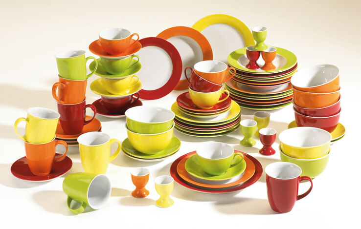 Ritzenhoff & Breker Kaffeebecher DOPPIO 6er Set grün
