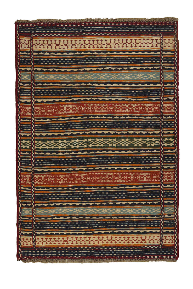 porta x Ipek Kelimteppich KORDI ANTONIA 101 x 146 cm mehrfarbig